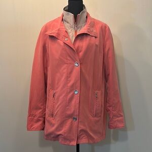 Studio Works Women’s Size L Coral‎ Utility Winter Jacket